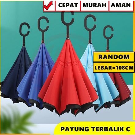 BELLA - PAYUNG TERBALIK UMBRELLA KAZBRELLA 2ND GEN REVERSE MODERN