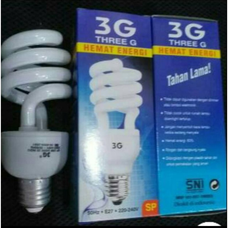 Lampu Spiral Tornado 30 Watt dan 35 Watt