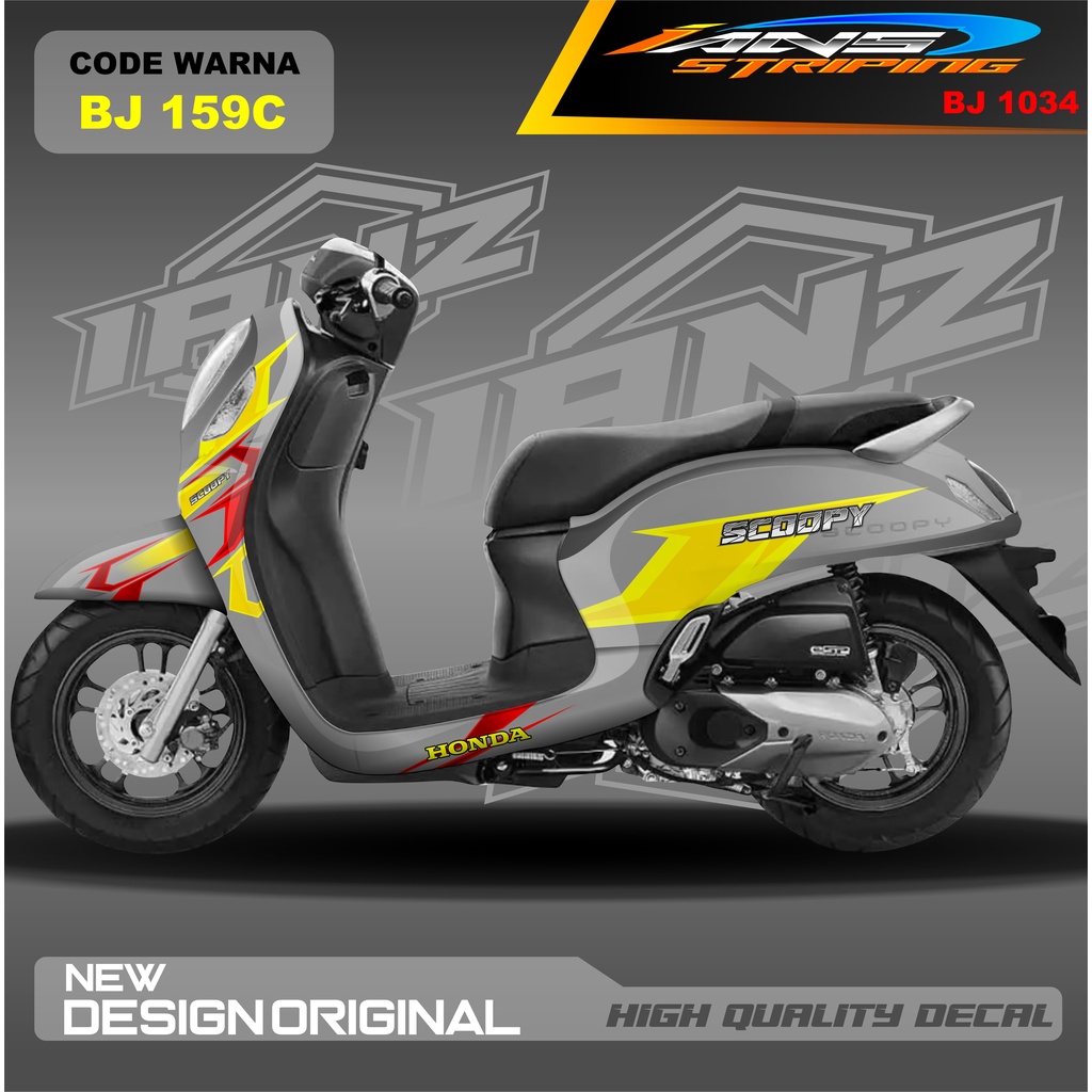 DECAL STIKER SCOOPY / STICKER DECAL  HONDA SCOOPY FULL BODY / STICKER VARIASI SCOOPY TERBARU  / STICKER SCOOPY