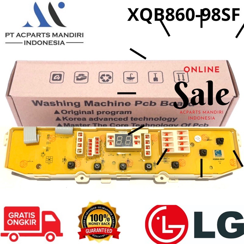 LG WF-L705TC WF-L805TC WF-L701TC  modul pcb mesin cuci Top Loading