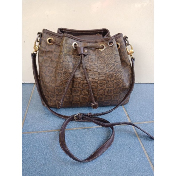 LOVCAT PARIS SLING SERUT COFFE,  PRELOVED LOVCAT PARIS,  SLING SERUT KULIT