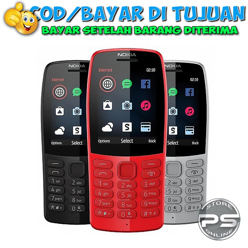 HP Nokia 210 - HP Kamera - HP Setel MP3 - HP dengan fitur lengkap