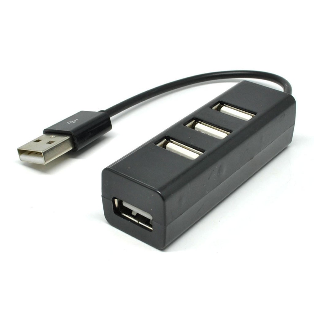 EASYIDEA Portable USB Hub 4 Port - HB3004 [Hitam] [4 Port]