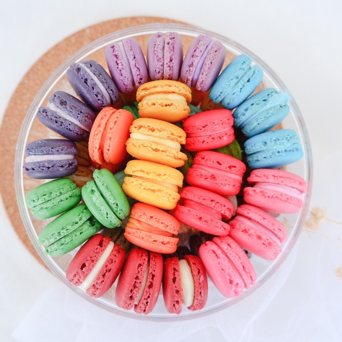 

KERING-KUE- BABY MACARON 50PCS - PILIH RASA(5) -KUE-KERING.