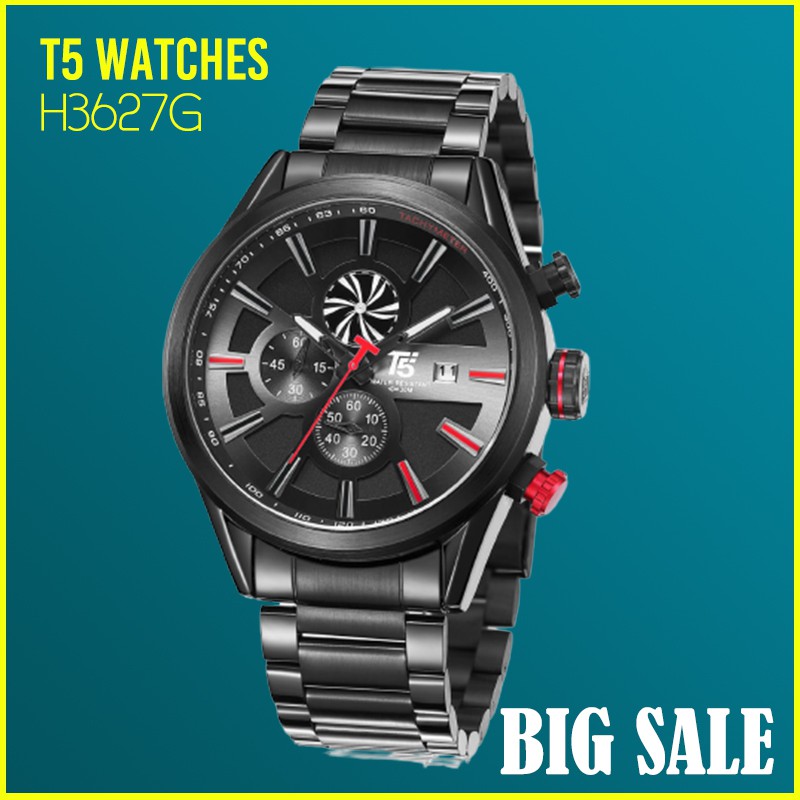Jam Tangan T5 H3627G Original Chronograph