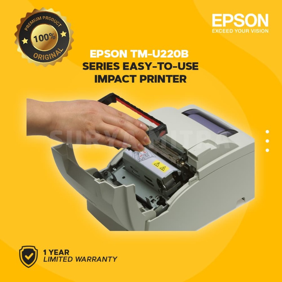 Printer Epson TM-U220B | TM U220 B Auto Dot Matrix/Cashier 9Pins