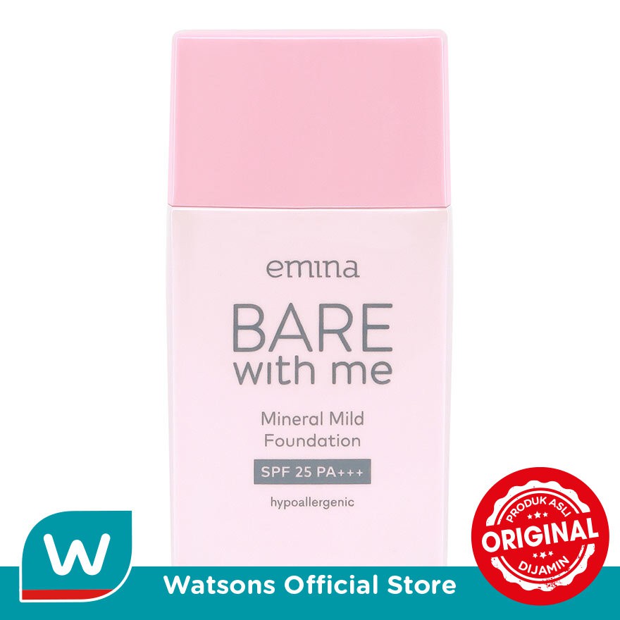 Emina Bare With Me Mineral Mild Foundation 01 Light 30ml