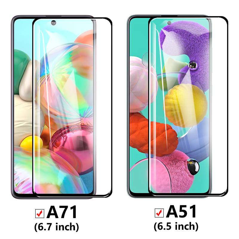 Tempered Glass For Samsung A51 A71 Screen Protector Galaxy A 51 50 A8 J3 A52 A50 A72 A70 A31 A32 A30 A20 A10 M31s M12 M21 S20 FE