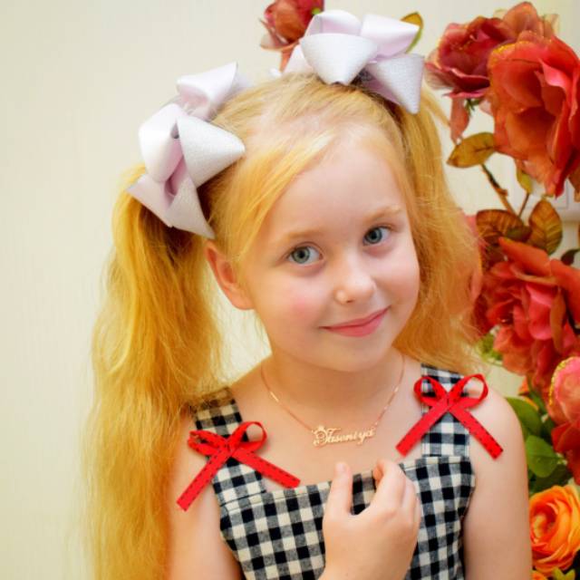 Kalung Anak Ukir Nama Lapis Emas Kalung Nama Anak Kalung Inisial Nama Untuk Anak Cantik Kado Anak