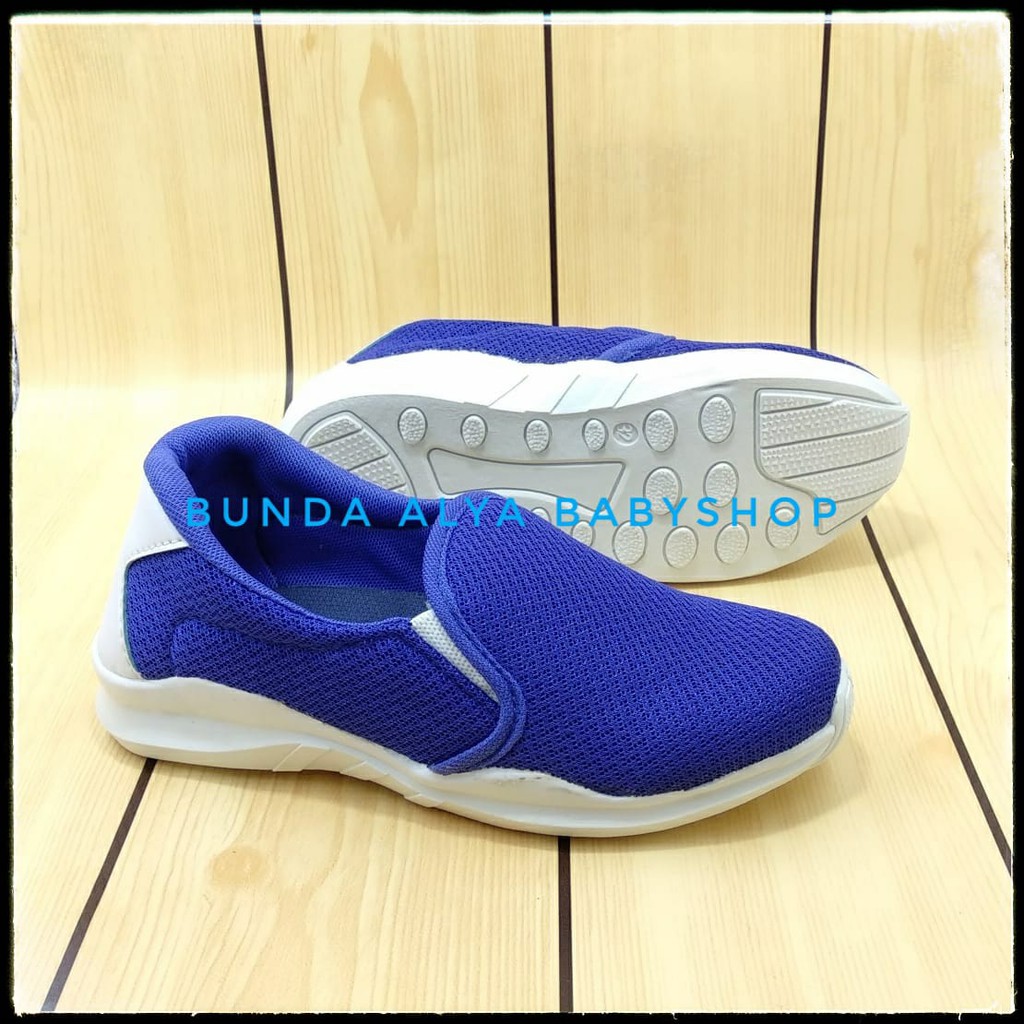 Sepatu Anak Laki Laki Usia 2 3 4 5 6 7 Tahun Sport BIRU Size 22 - 32 - Sepatu Anak Balita Keren Slip On Anti Licin