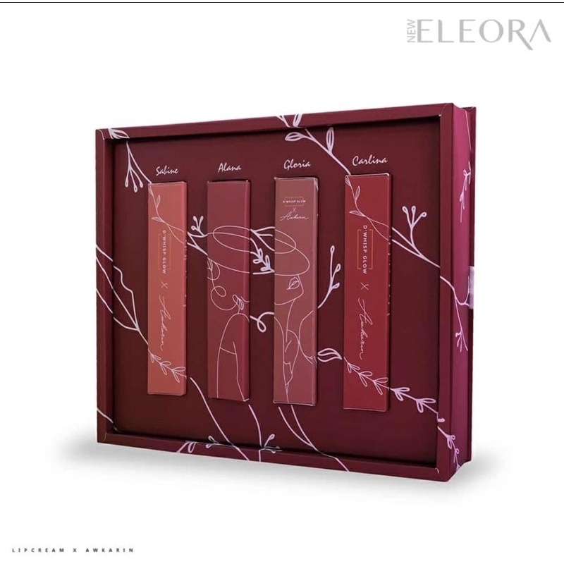 Lipcream Awkarin x d'Whisp Glow isi 4 free box