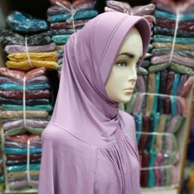 BERGO SNADA KCB / JILBAB SPORTY / HIJAB INSTANT PART 1-Lavender
