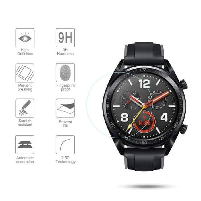 Tempered glass Huawei Watch GT anti gores screen guard kaca