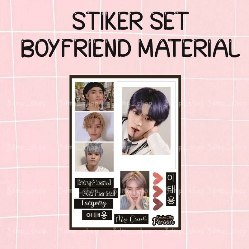 Stiker nct 127 nct127 jaehyun taeyong boyfie boyfriend mtaerial aesthetic astetik