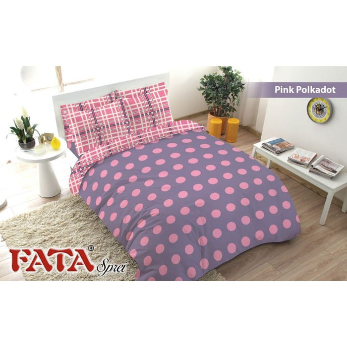 Bedcover set Fata Pink Polkadot