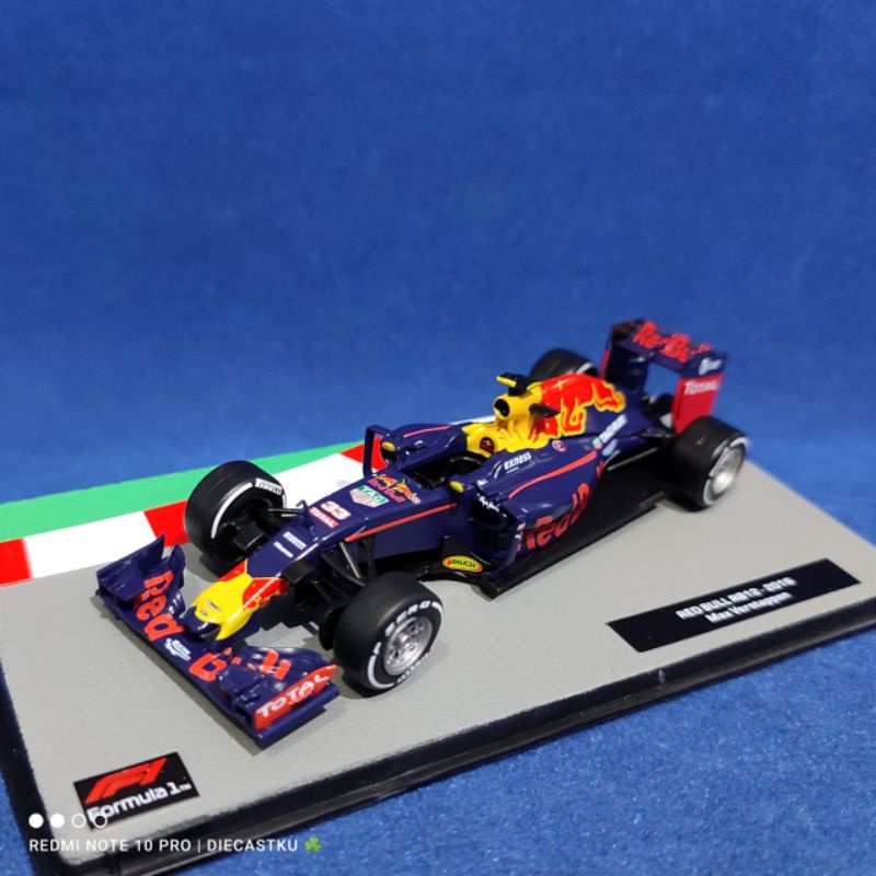 2016 1/43 Die cast Altaya Modellino F1 Max Verstappen Red Bull RB12 Prima Vittoria 