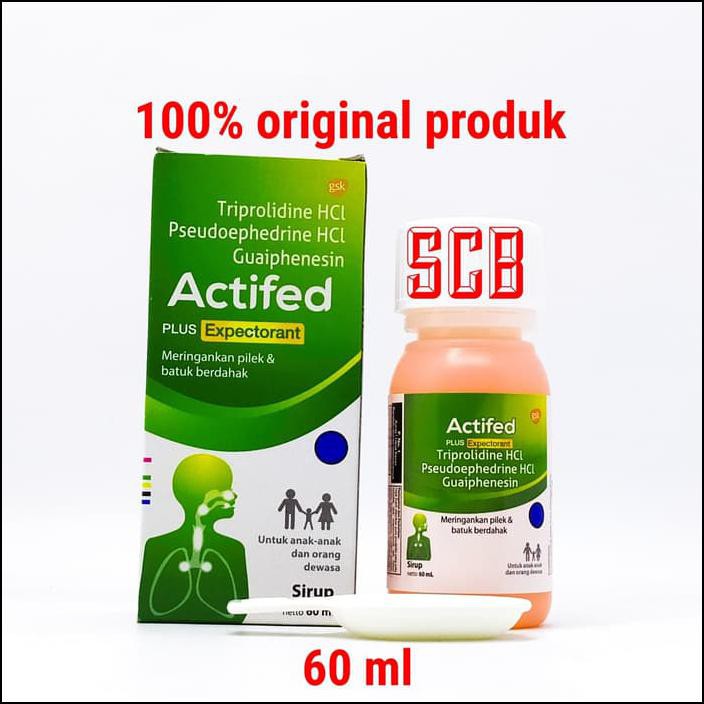 ACTIVED PLUS EXPECTORANT 60 ML /SYRUP ACTIVED HIJAU - BATUK BEDAHAK