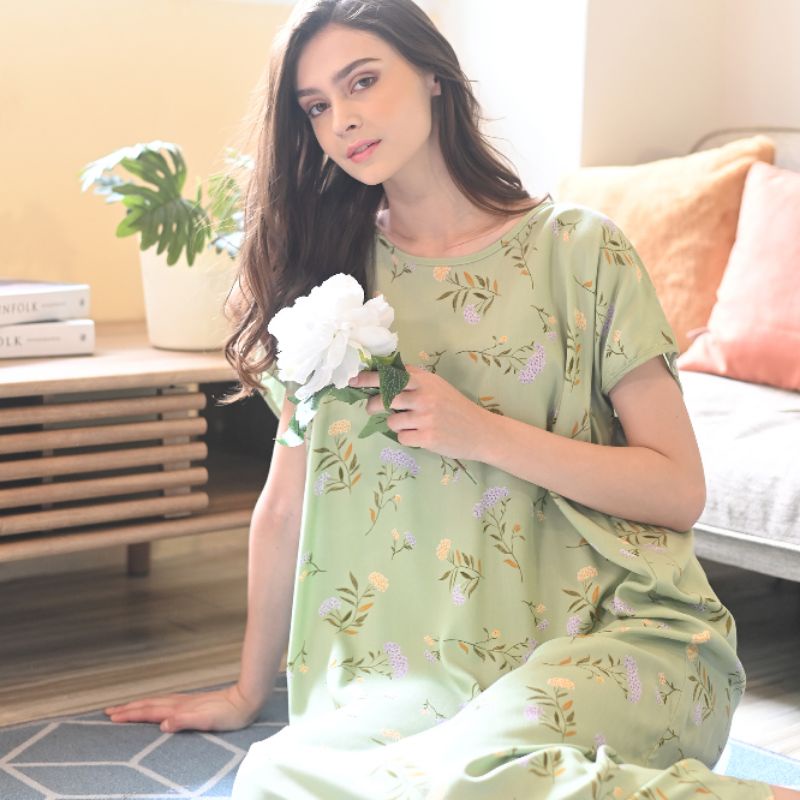 Daster Rayon HABEL NON BUSUI Panjang Semata Kaki-Habel 33