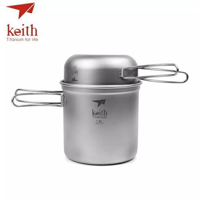 Unik sparepart ALAT MASAK CAMPING HIKING TRAVELLING COOKING SET TITANIUM  Limited