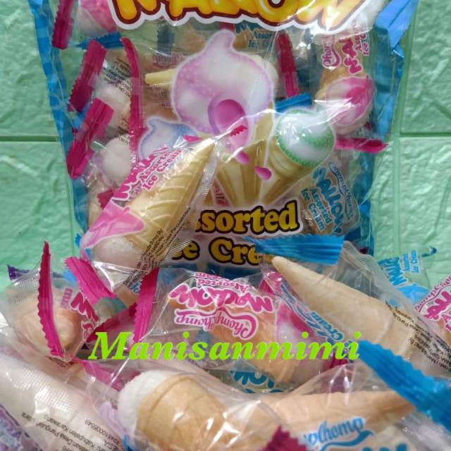

masmallow ice cream perbungkus 125gr