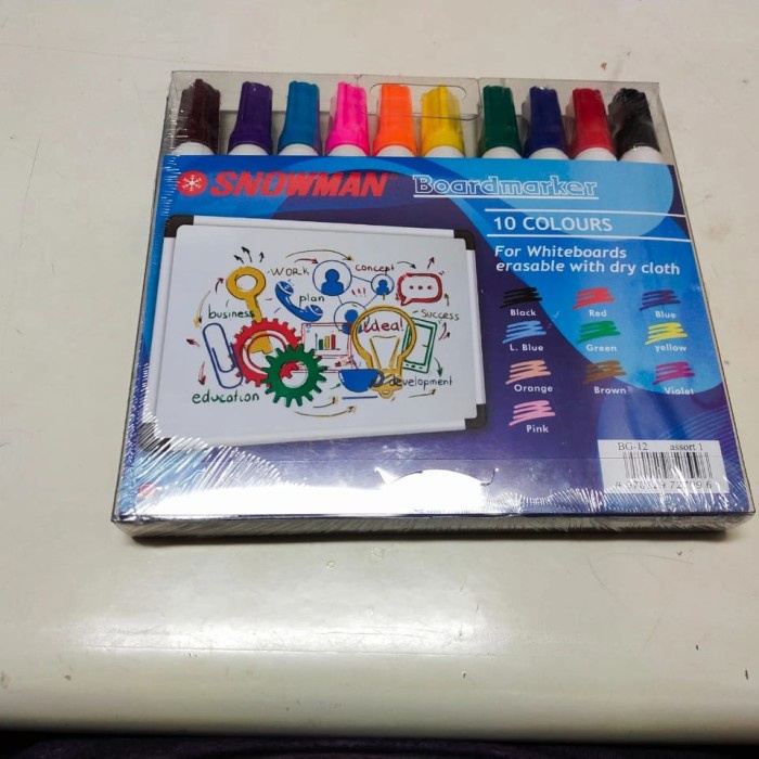 

Murah Spidol Snowman Whiteboard Bg-12 ( 10 Colour) Diskon