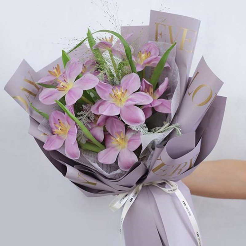 55*55cm DIY Handmade Craft Paper Flowers Gift Packing Wrapping Paper Gift Wrap Florist Valentine's Day Wedding Festive Decoration Supplies