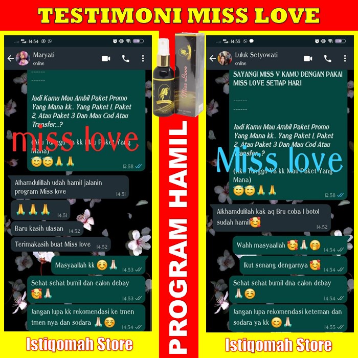 MISS LOVE SPRAY Obat Kista Paling Ampuh - Atasi Kista Ovarium - Herbal Kista Dan Miom - Kista Coklat - Kista Bartholin - Kista Dirahim - Penghancur Kista Miom - Kanker Serviks, Haid Bermasalah - Keputihan, Kemandulan - Herbal Alami Terampuh Original Bpom