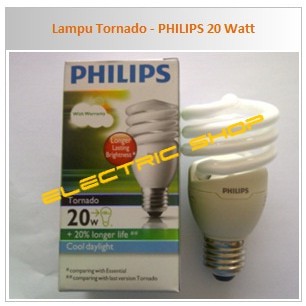 Lampu Tornado - PHILIPS 20 Watt