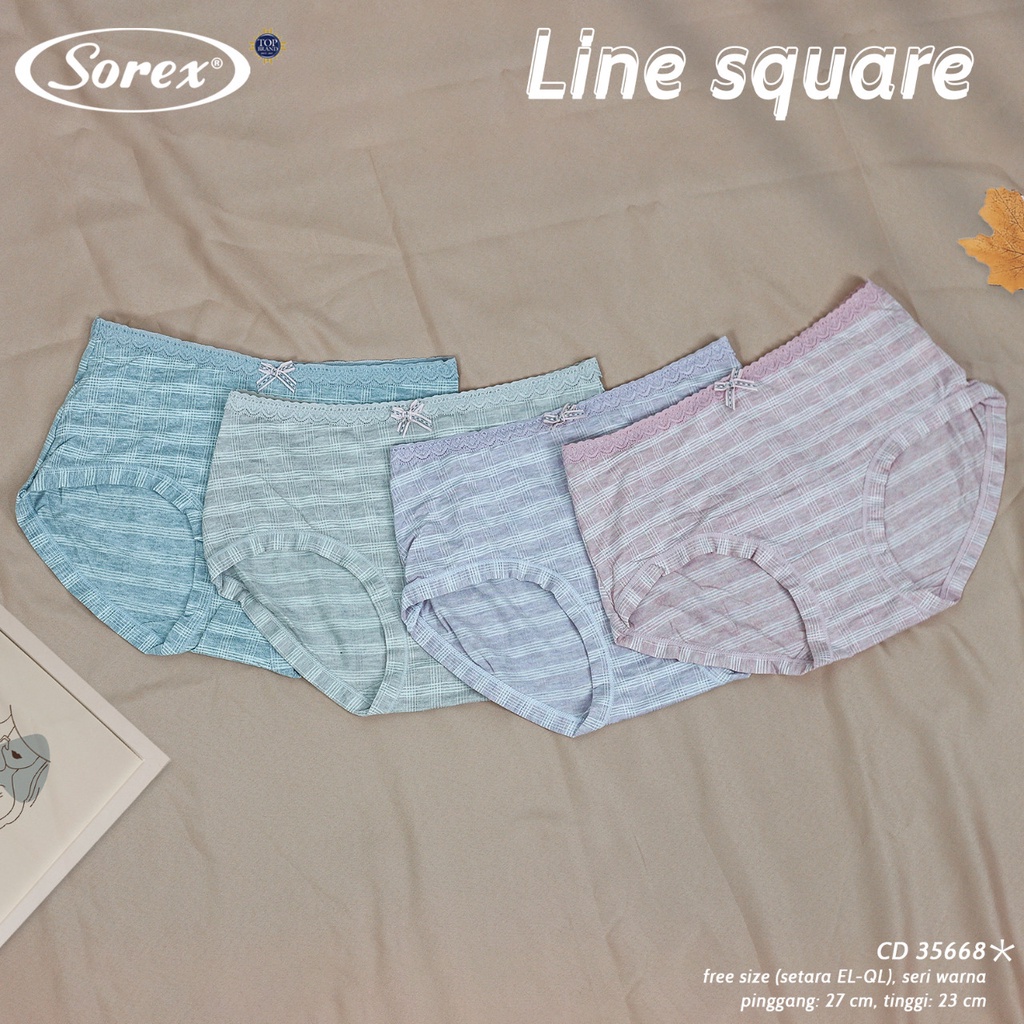 gof Celana Dalam Wanita/CD Sorex 1232 &amp; 35668/Bahan Katun