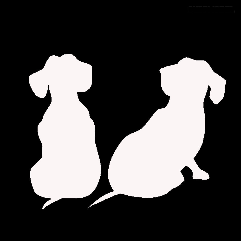 Stiker Reflektif Motif Anjing Dachshund Untuk Dekorasi Bodykaca Mobil Suvtruk