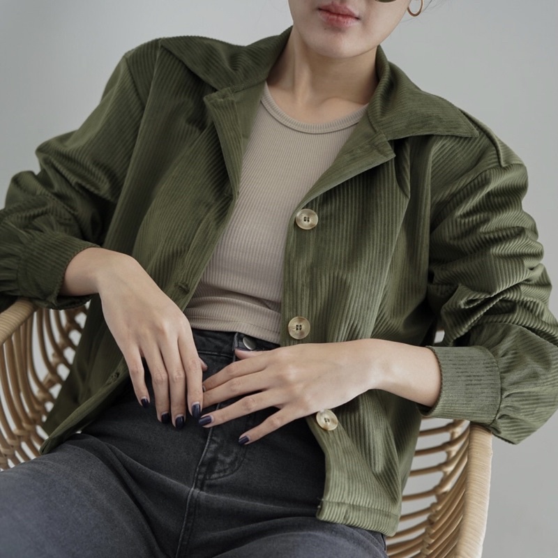 Georgios Women | Jacket Korduroy Wanita-7