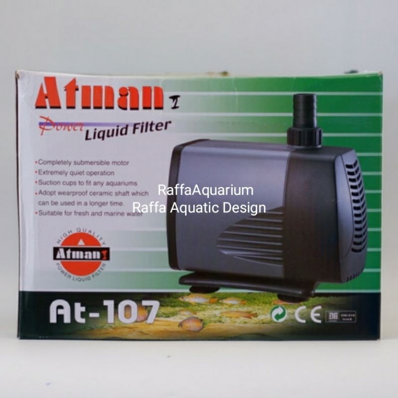 Atman AT 107 Pompa Celup Filter Kolam Aquarium