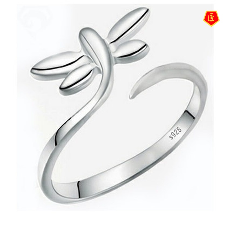 [Ready Stock]Minimalist Creative Dragonfly Ring Cute Fashion