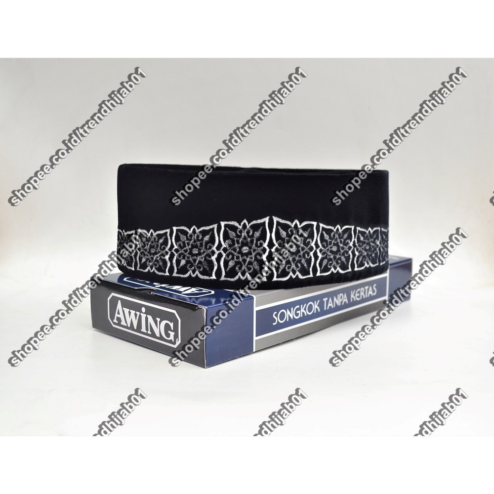 Songkok Awing Bordir Oman Kopyah Peci Awing Original