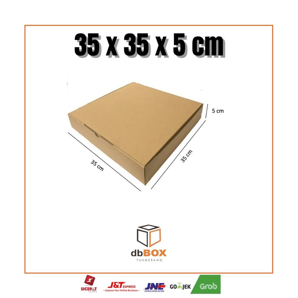 

Kardus 35x35x5 cm | Box Die Cut dan Easy Usage | Box Pizza | Box Kue | Box Aksesoris | Box Snack