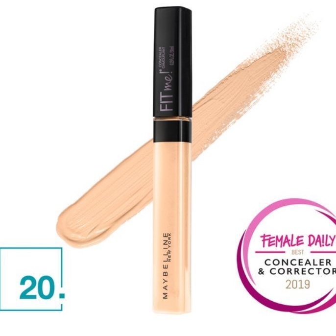 Maybelline Fit Me Concealer 17 Almond / 20 / 30/ 35 / 25 / 40  Make Up Makeup mata