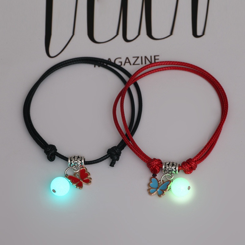 2pcs Gelang Luminous Untuk Pria Dan Wanita