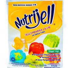 Nutrijell Agar&quot; Jelly Powder Nutrijel Ekonomis Rasa Mangga 15 Gram