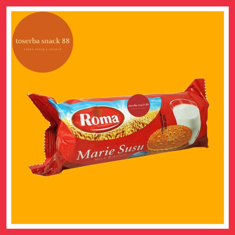 

ROMA MARIE SUSU/Biscuit Gandum Marie (115 gram )