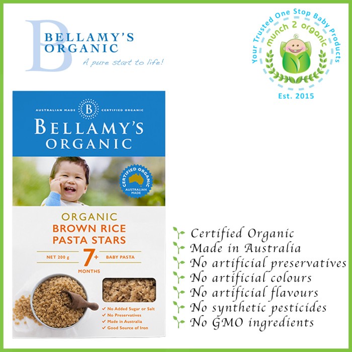 

ROMAN BELLAMY'S ORGANIC BROWN RICE PASTA STARS