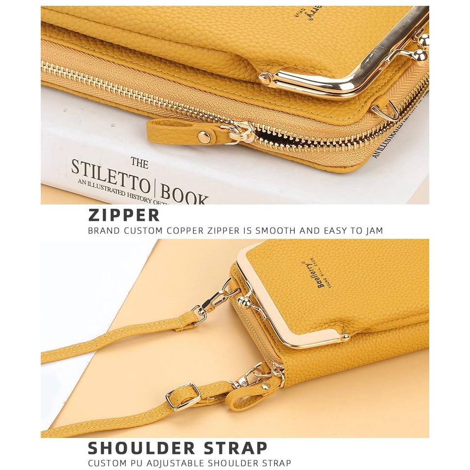 [ Clearance Sale! ] Tas Hp Wanita MINI Baellerry Import Selempang Wanita Bahan Kulit