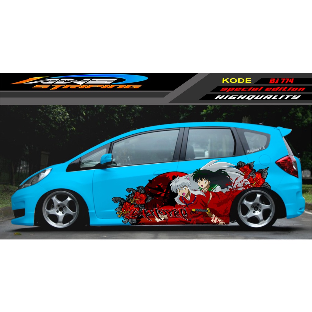 VARIASI STICKER MOBIL JAZZ BRIO AVANZA SIGRA YARIS / STIKER VARIASI MOBIL / MODIF STICKER MOBIL 620