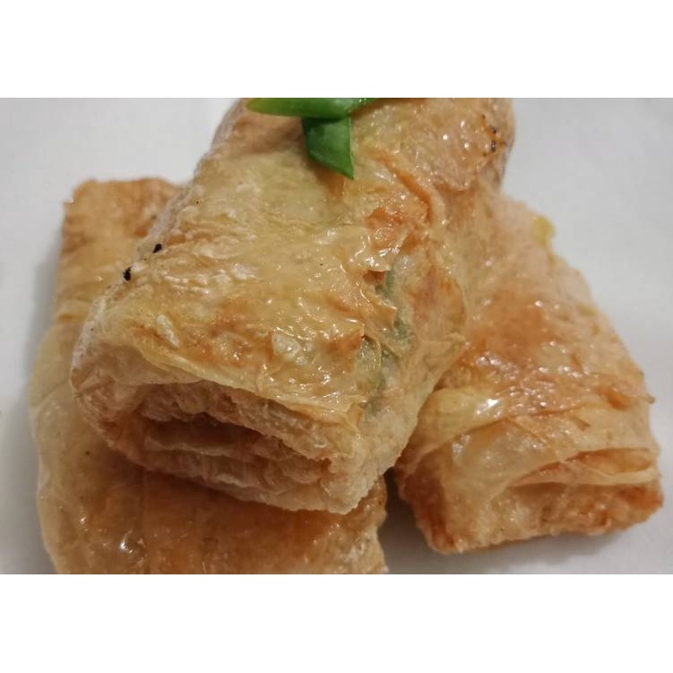 

HALAL DIMSUM LUMPIA UDANG KULIT TAHU KEMBANG 15 PCS DIM SUM FROZEN BEKU