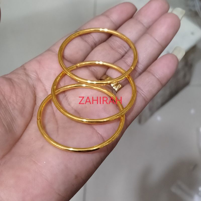 3 PCS GELANG KRONCONG ANAK POLOS TERBUAT DARI COIN