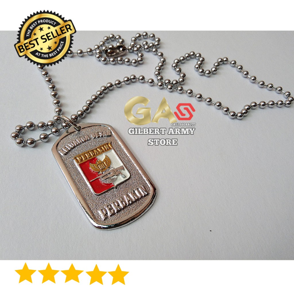 GILBERT ARMY STORE- Kalung logo perbakin -Kalung Pria Cor Perbakin-Grosir Kalung Army Militer