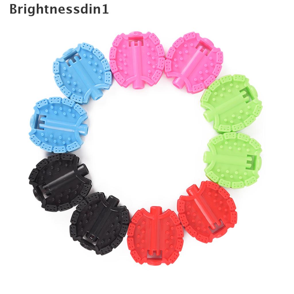 (Brightnessdin1) Pedal Roda Tiga Pengganti Untuk Sepeda