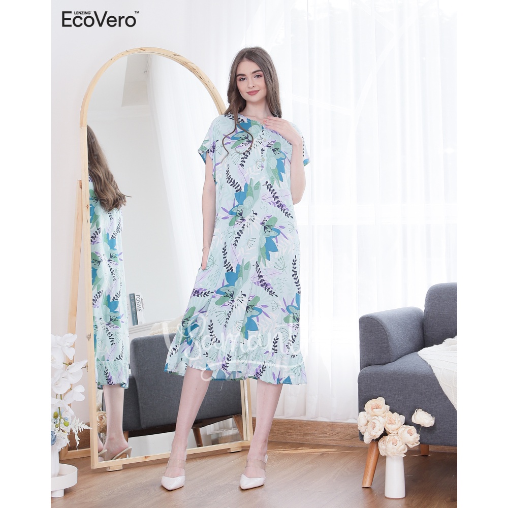 vSamantha - Daster / Dress Premium Ecovero Motif Rose