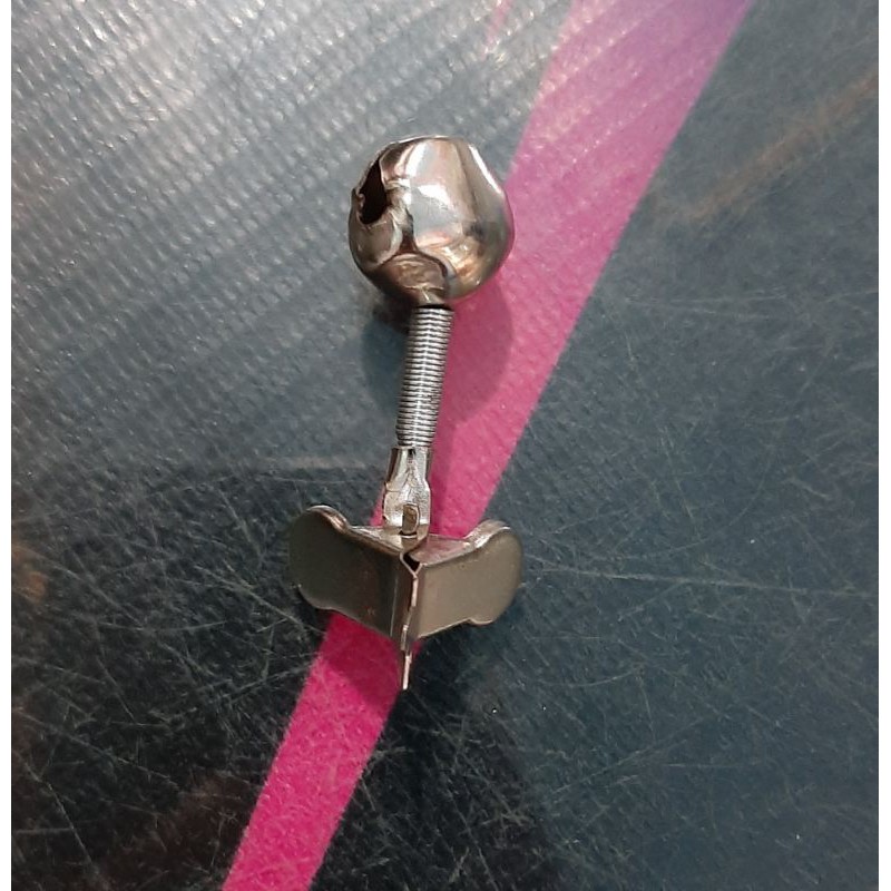 Bel pancing / kerincingan jepit single