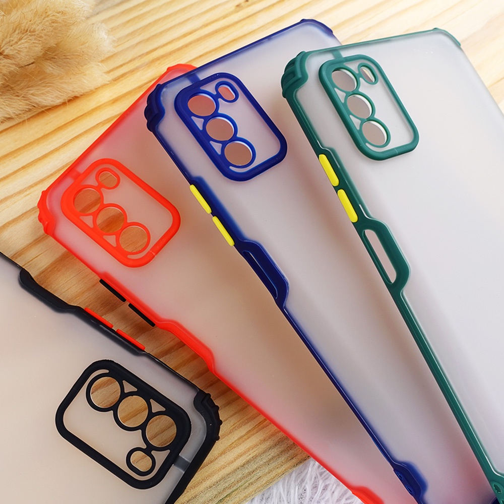 CASE OPPO A9 2020 F9 RENO 4 4F REALME 5 VIVO Y51 XIAOMI M3 X3 REDMI 9 REDMI 9T CASE AERO HARDCASE DOVE BUTTON