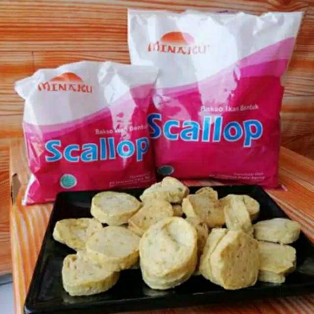 

Scallop bakso ikan bentuk scallop 200g minaku